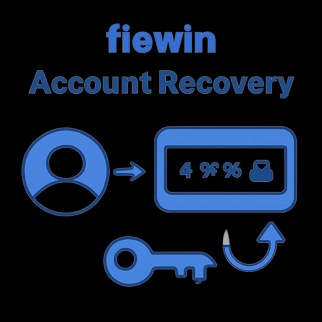 An educational diagram about the fiewin Account Recovery process.
