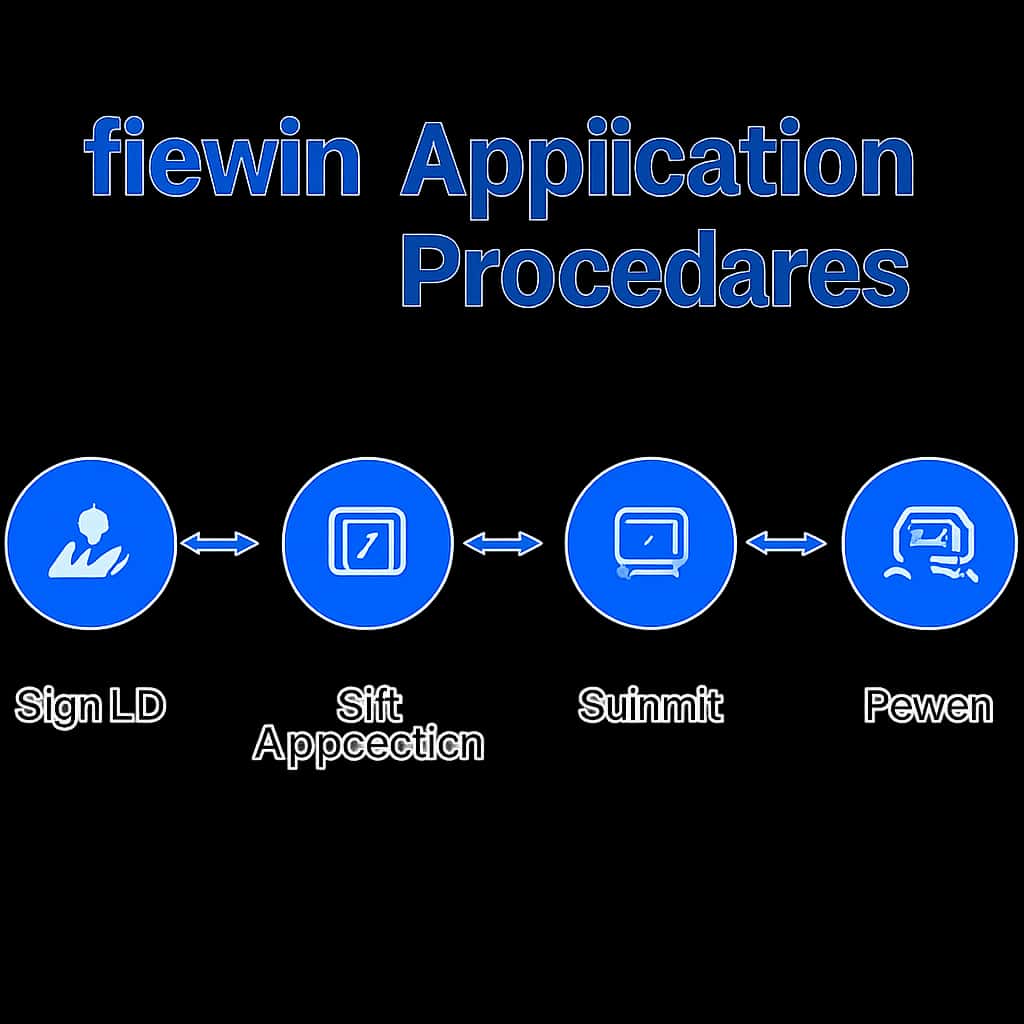 An educational diagram related to fiewin application procedures.