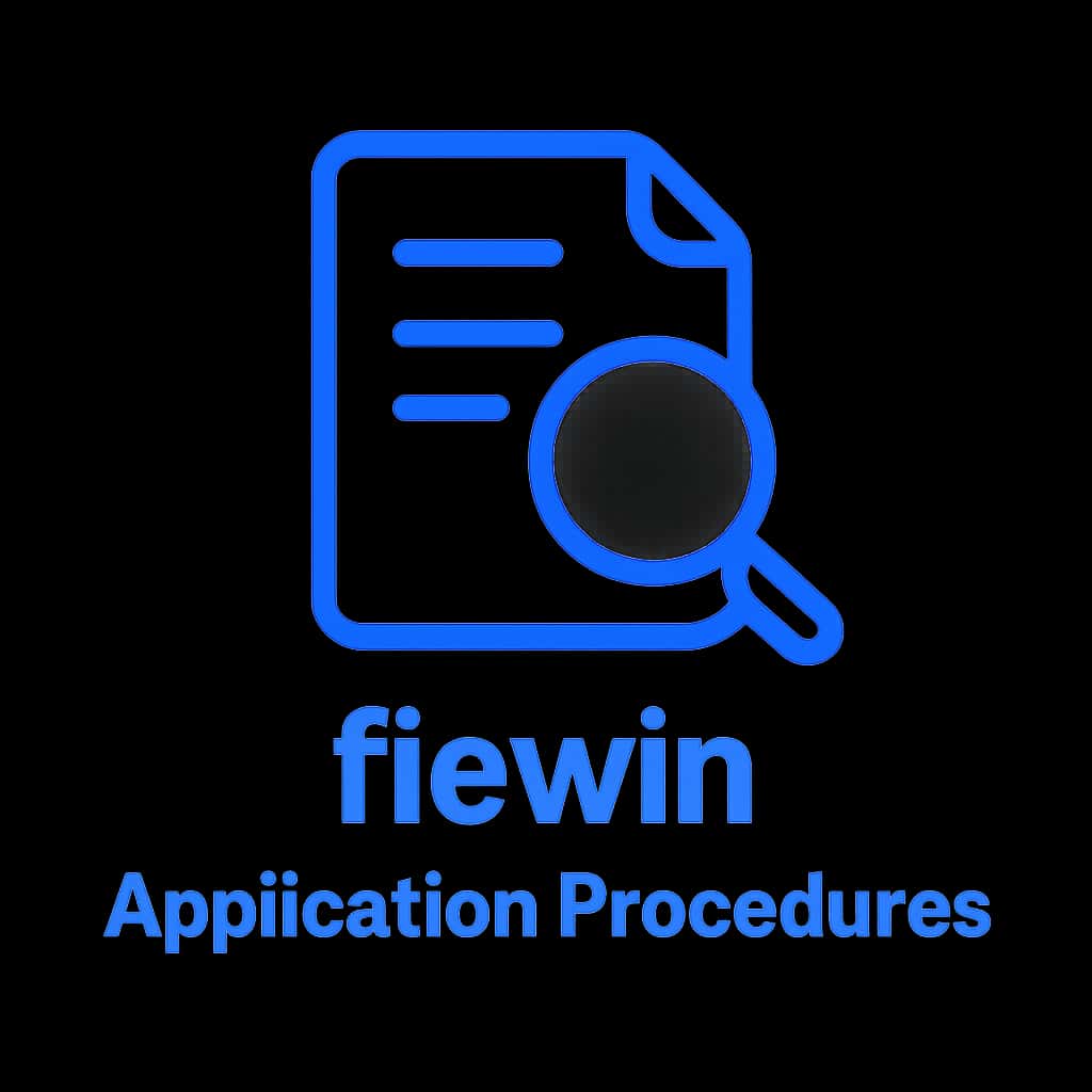 A badge representing fiewin Application Procedures.