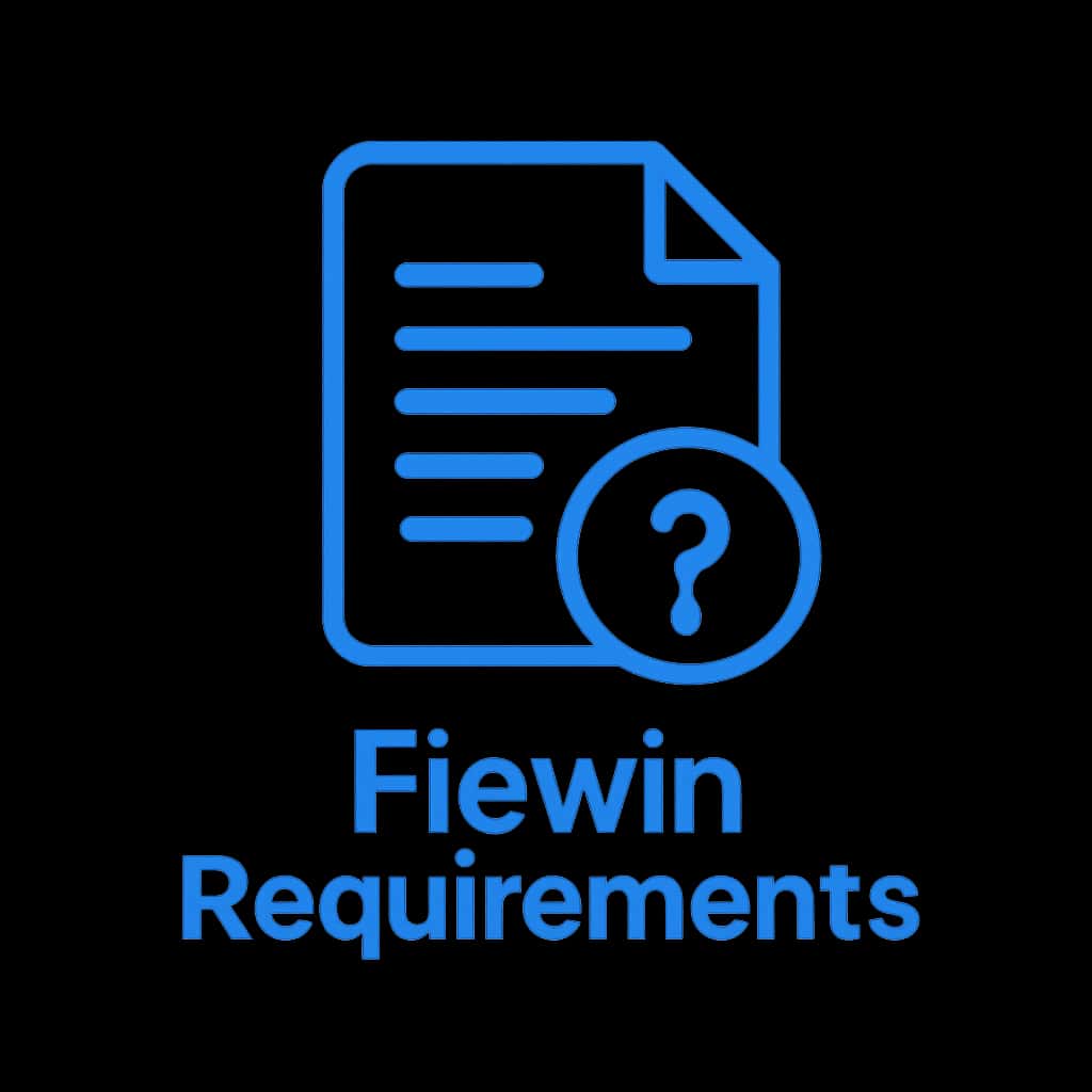 An icon representing the fiewin requirements guide.