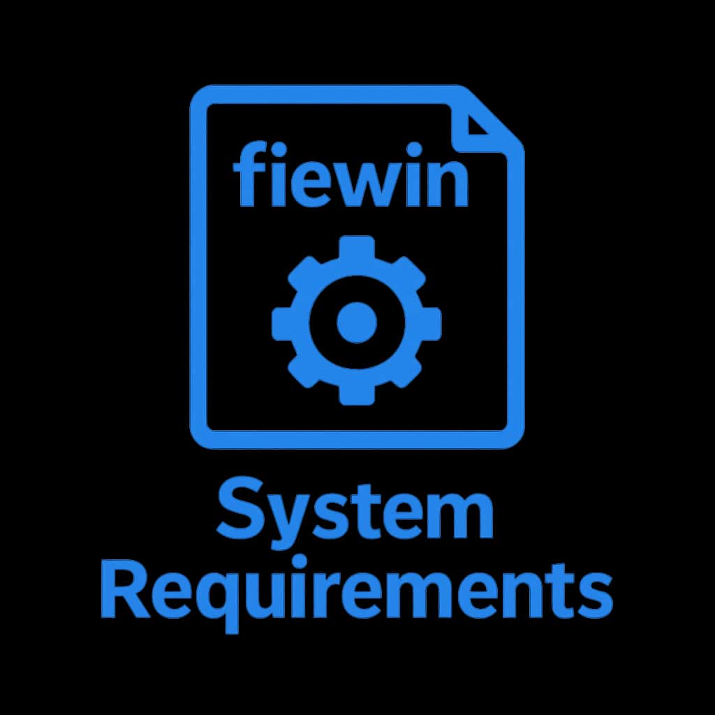 An icon representing fiewin System Requirements.