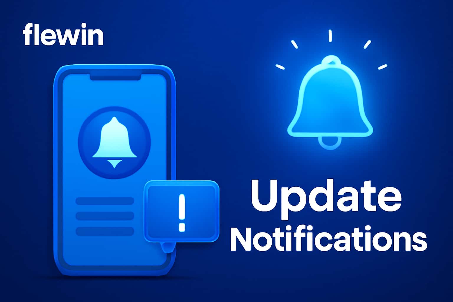 An informative digital representation of fiewin Update Notifications with modern design elements.