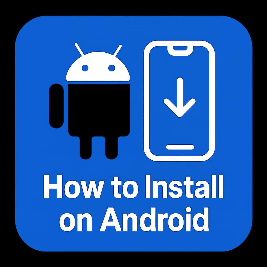 Icon representing the installation guide for fiewin on Android.