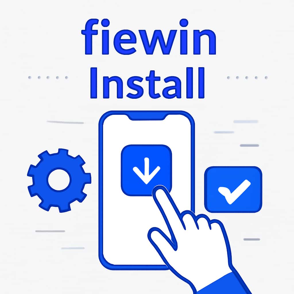 Diagram outlining the fiewin installation steps.