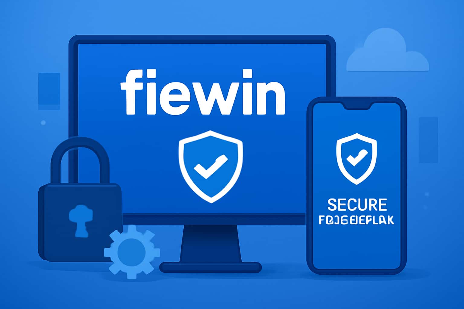 A visual representation of the fiewin installation process.