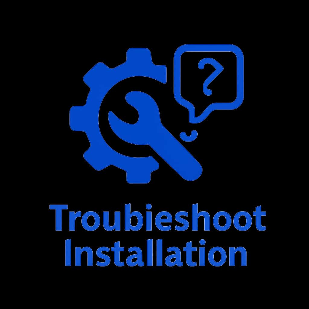Icon representing Troubleshoot fiewin Installation.