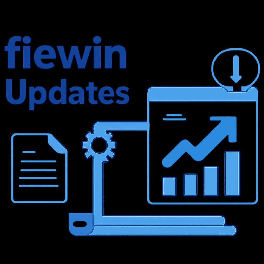 Illustration detailing the update process for fiewin.