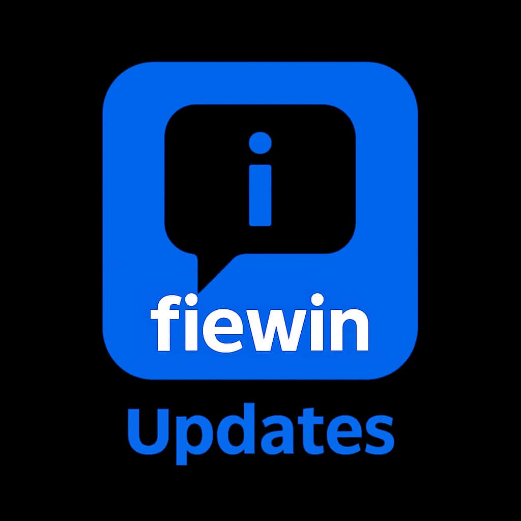 Icon depicting fiewin Updates in a professional style.